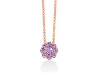 Collana Miluna Donna Le Gemme in Argento Ametista CLD4797 - CLD4797